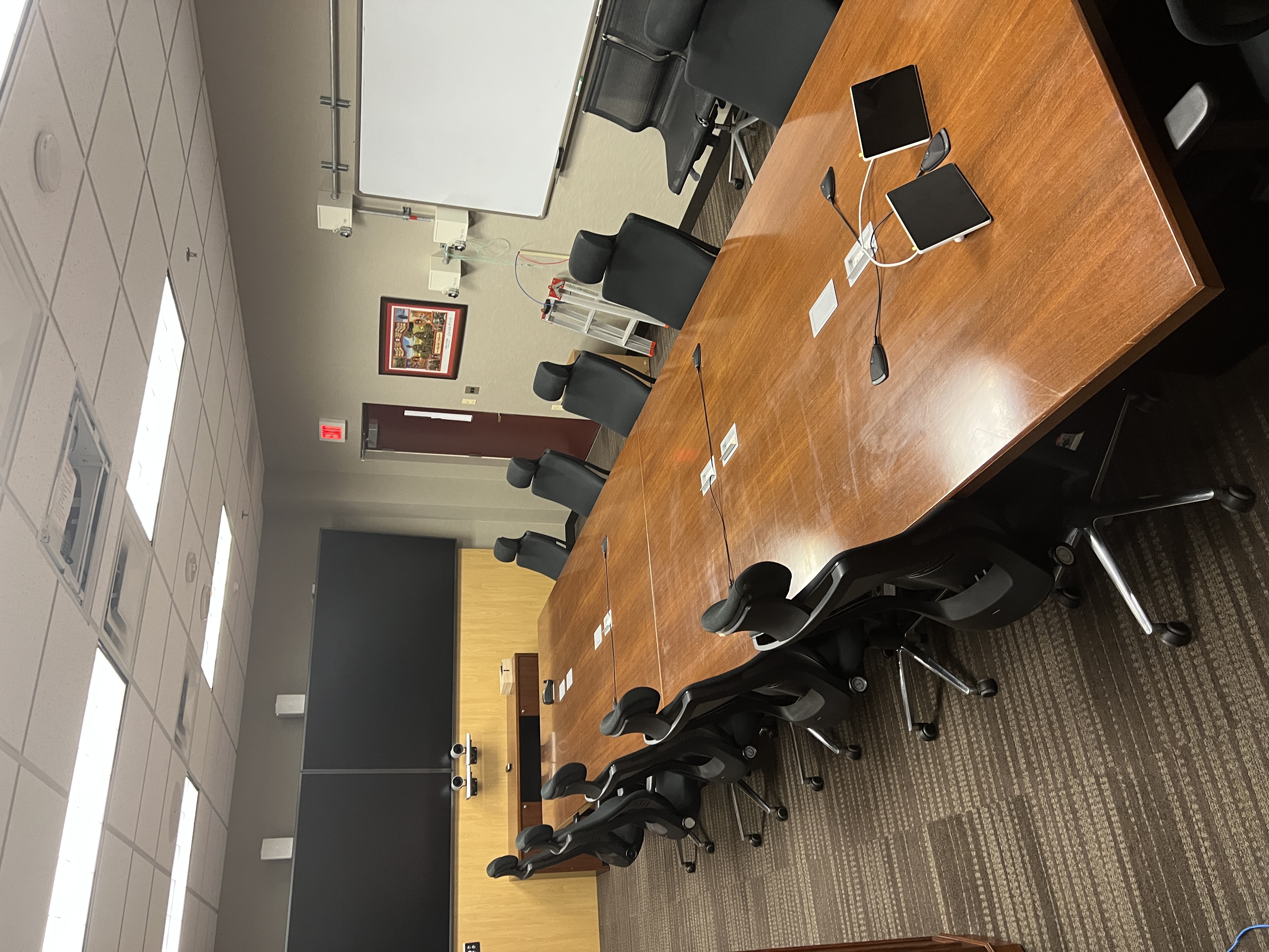 Conference room after network buildout